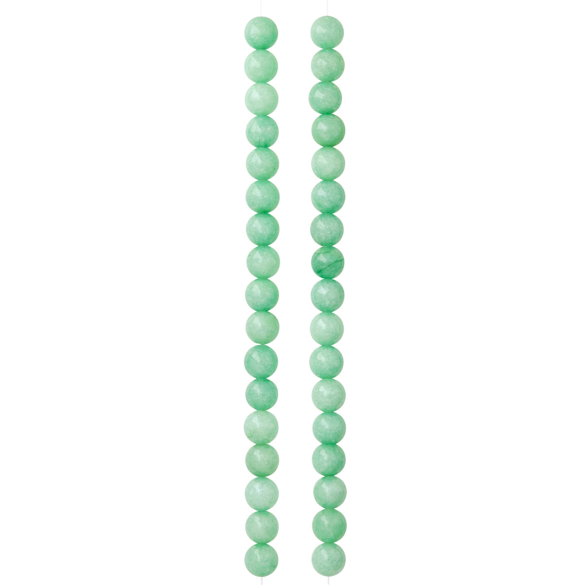 8mm Mint Round Beads by Bead Landing™